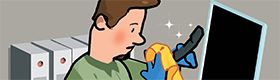Nettoyage des locaux de travail. Que faire ?
